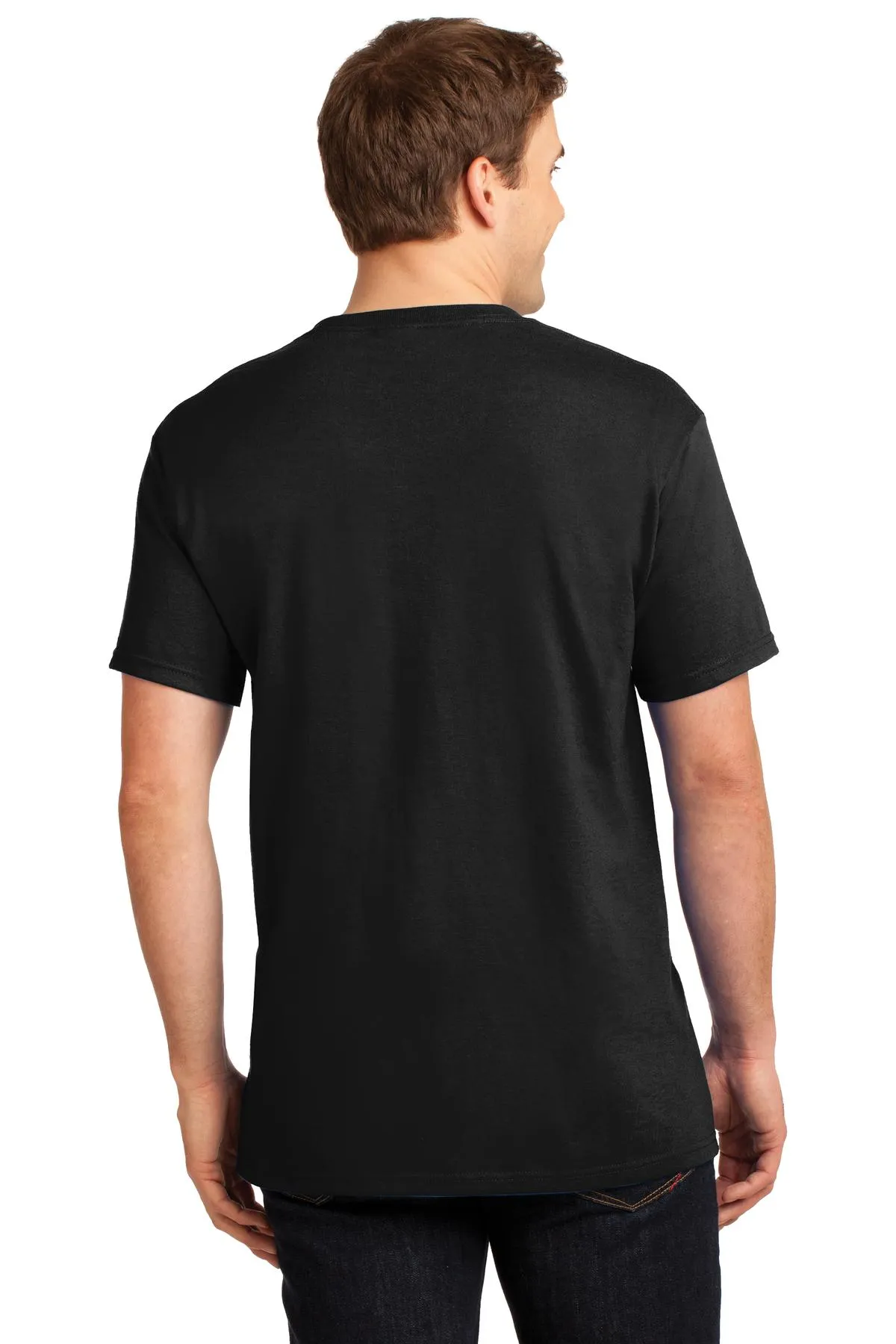 Jerzees - Dri-Power 50/50 Cotton/Poly Pocket T-Shirt. 29MP