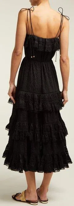 'Juniper' Pintuck-Pleated Cotton Dress