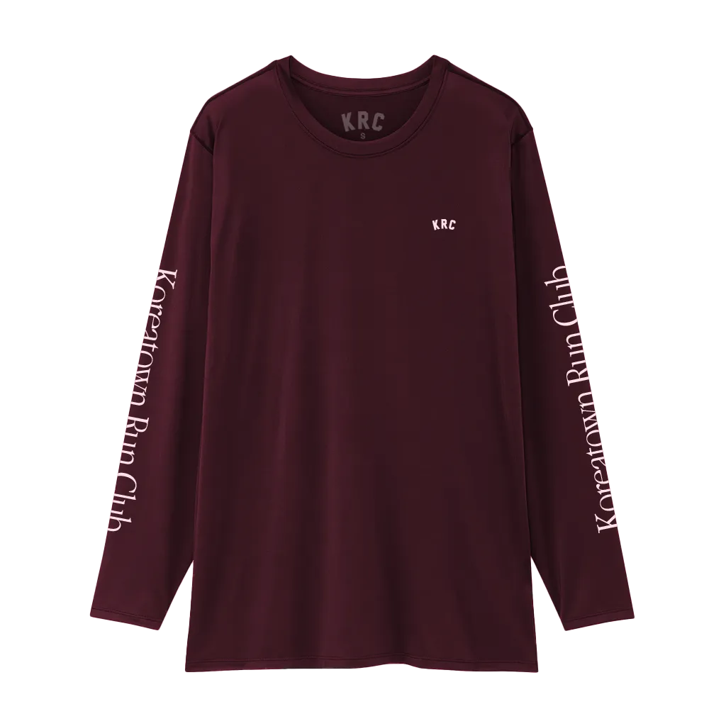 KRC UV LS SHIRT MAROON