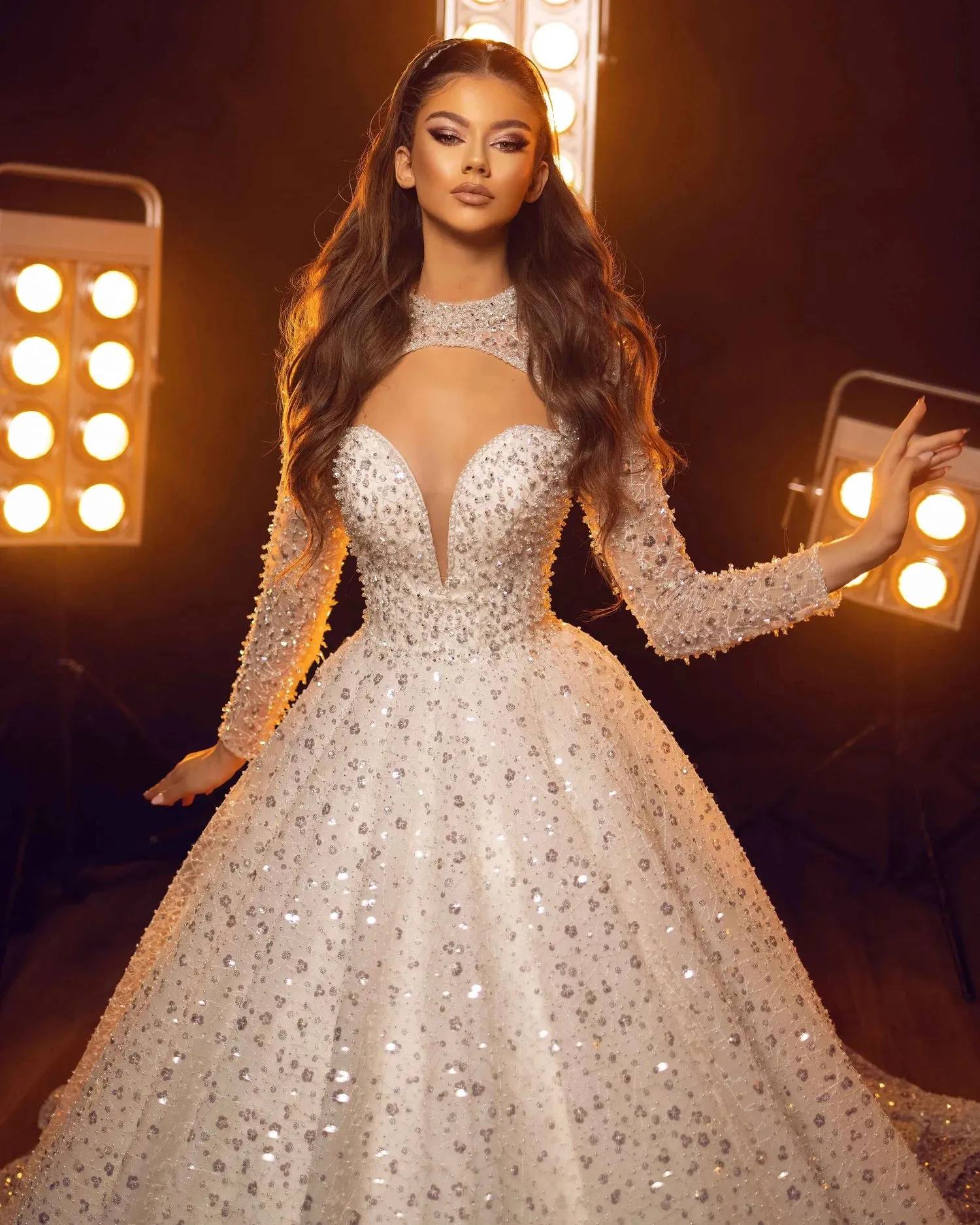 Luella Long Sleeves  Wedding Dress
