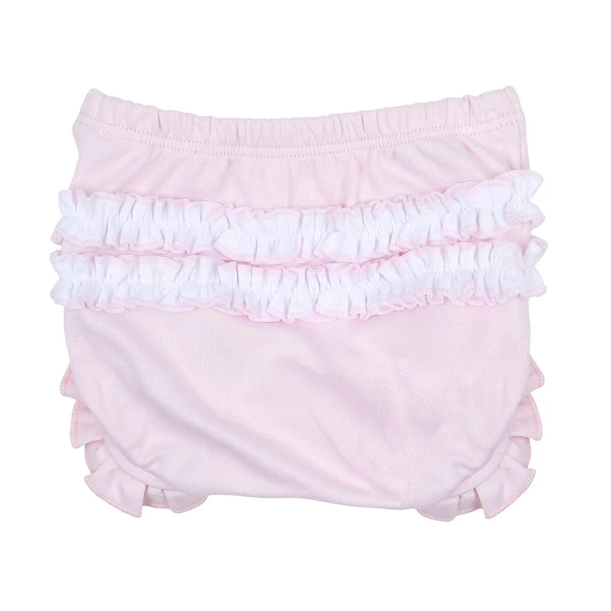 Magnolia Baby Girls Pink Vintage Bunny Embroidered Bloomers Set