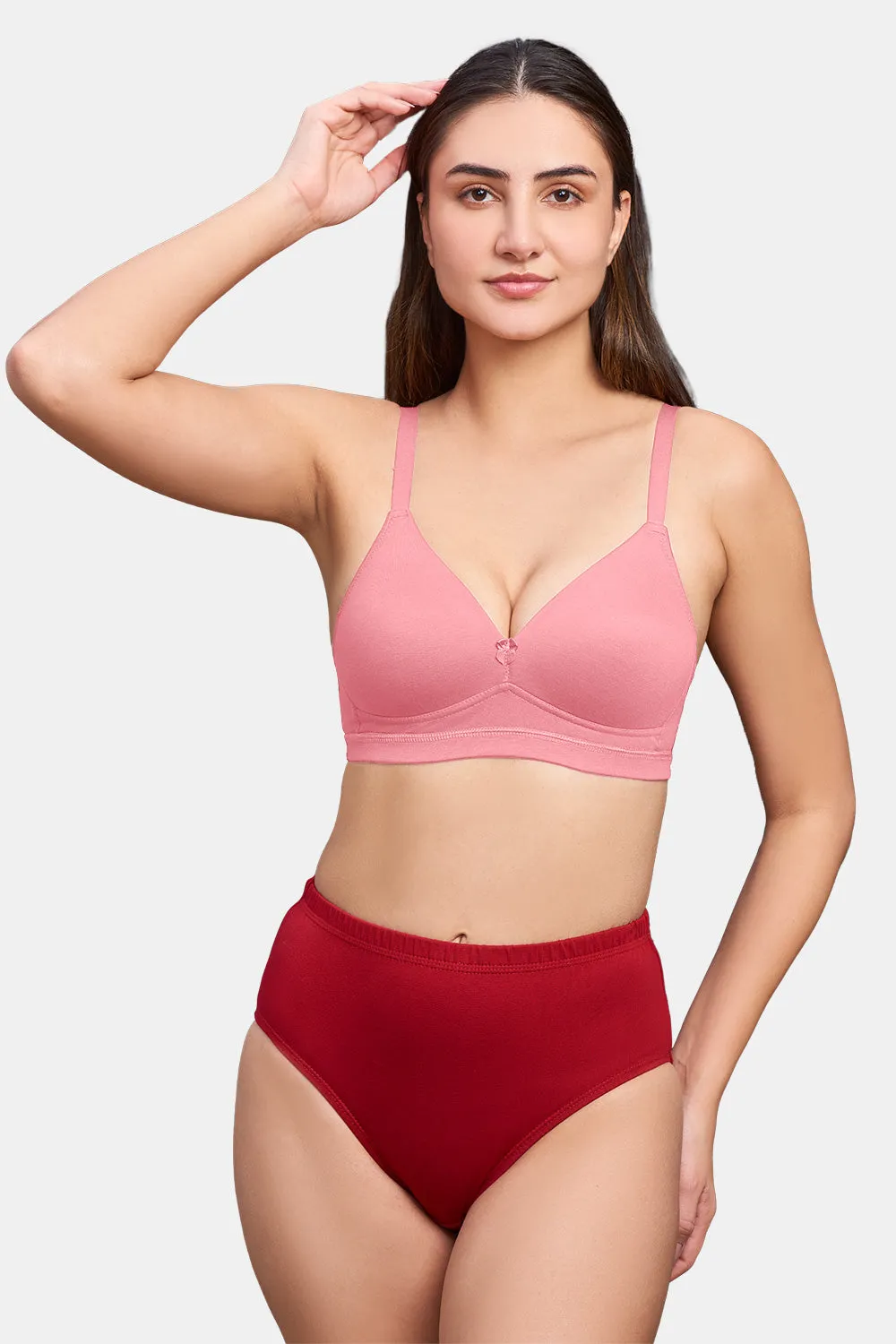 Medium Coverage Non-Wired Intimacy Everyday Padded Saree/ Salwar Bra - EC09