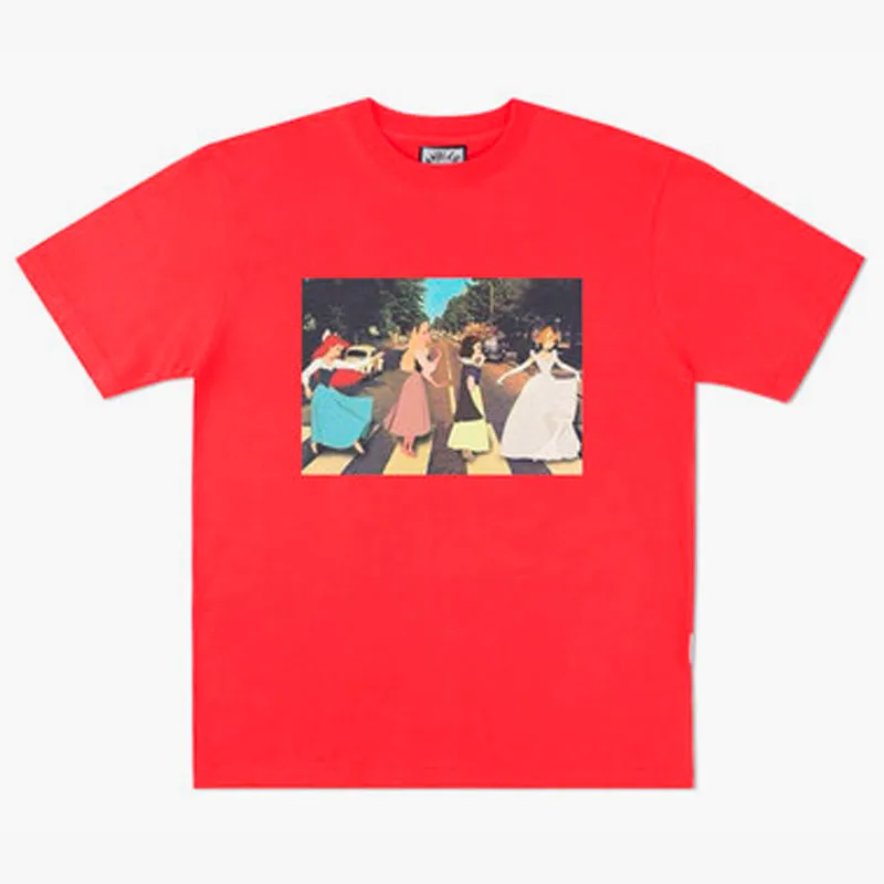 Meme Aesthetic Disney Princess Abbey Road T-Shirt