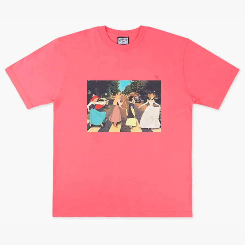 Meme Aesthetic Disney Princess Abbey Road T-Shirt