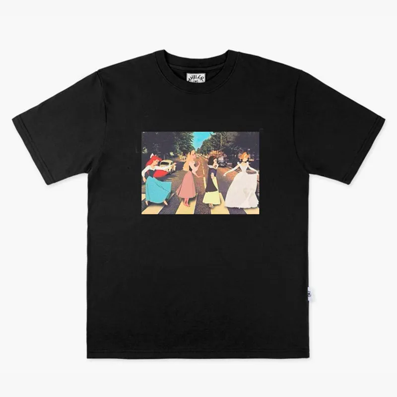 Meme Aesthetic Disney Princess Abbey Road T-Shirt