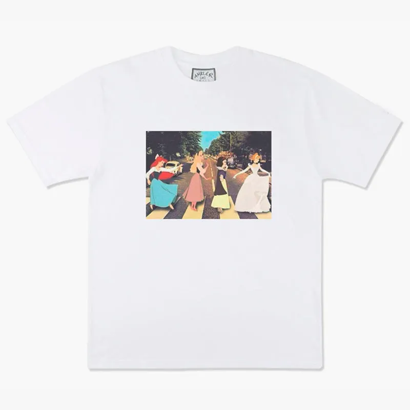 Meme Aesthetic Disney Princess Abbey Road T-Shirt