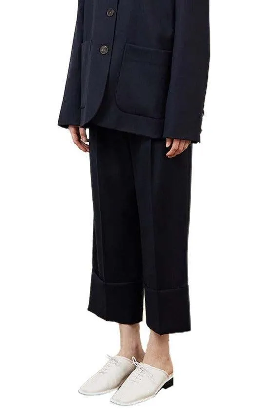 Navy Relaxed Trousers