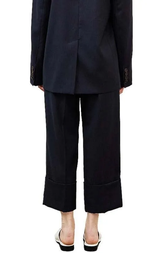 Navy Relaxed Trousers