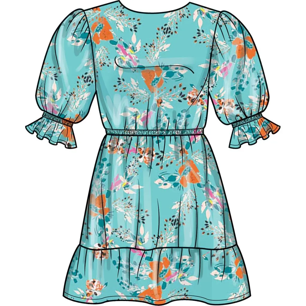 New Look Sewing Pattern N6739 Children's and Girls' Dress, Top and Pants