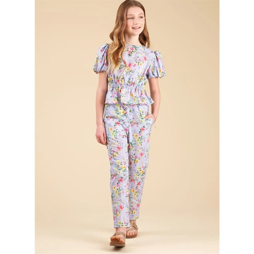 New Look Sewing Pattern N6739 Children's and Girls' Dress, Top and Pants