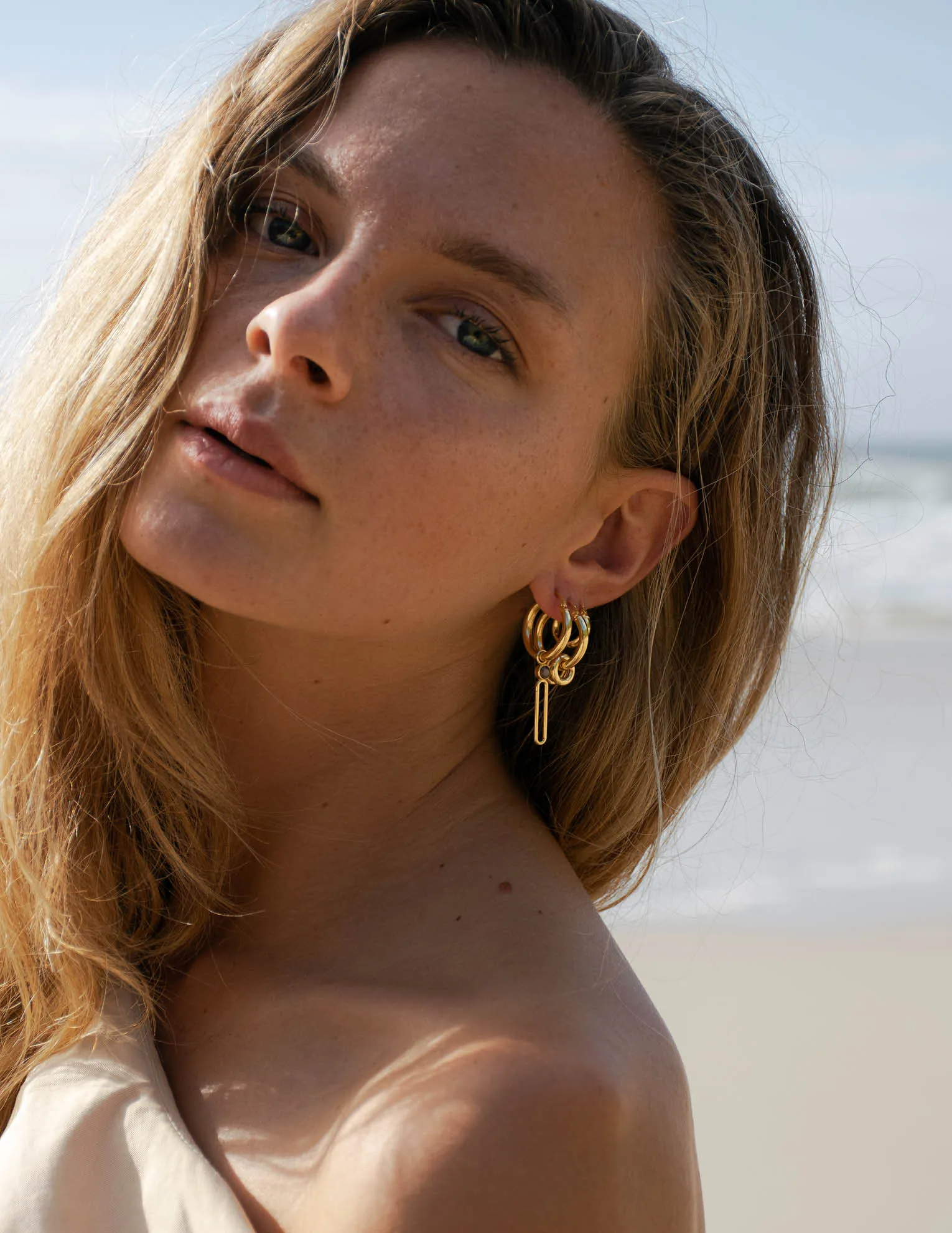 Nim Earring <br> Gold Vermeil