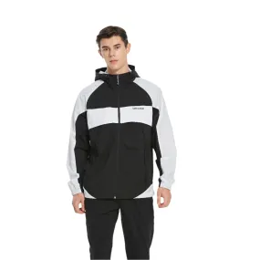Northern Vintage Shell Jackets - loose fit -Black/White