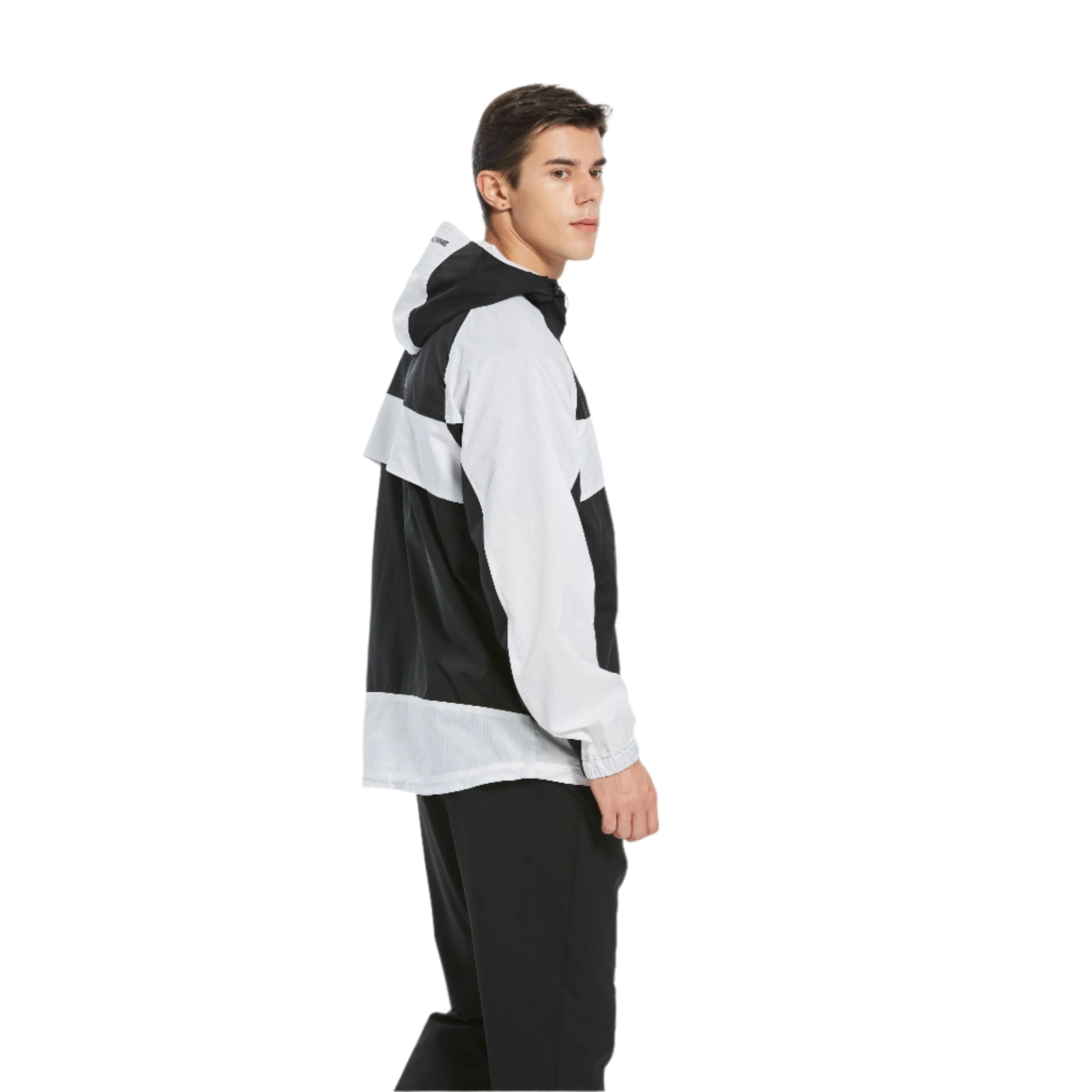 Northern Vintage Shell Jackets - loose fit -Black/White