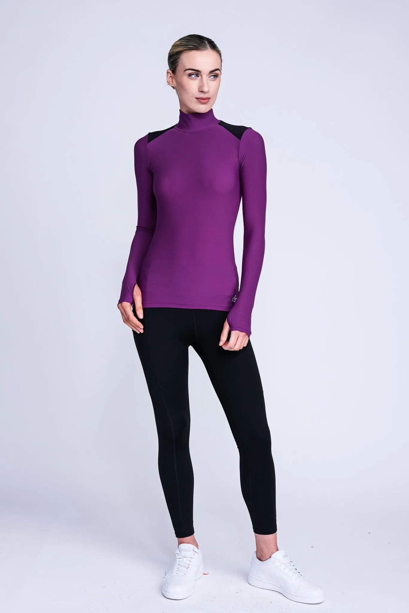Passion Long-Sleeve Top in Berry