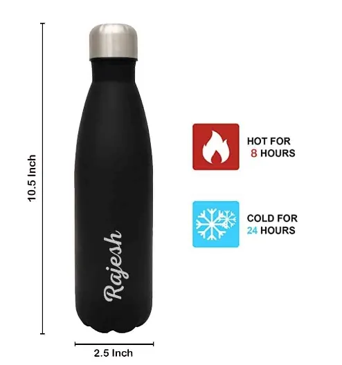 Personalized Water Bottle Insulated Stainless Steel Hot & Cold Cola Thermos