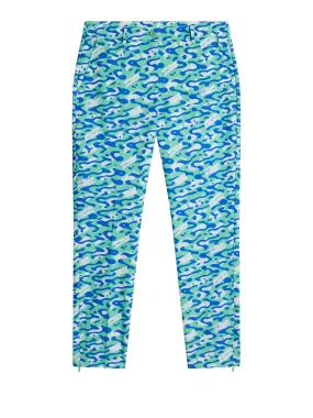 Pia Print Pant / Caldera Jade Cream