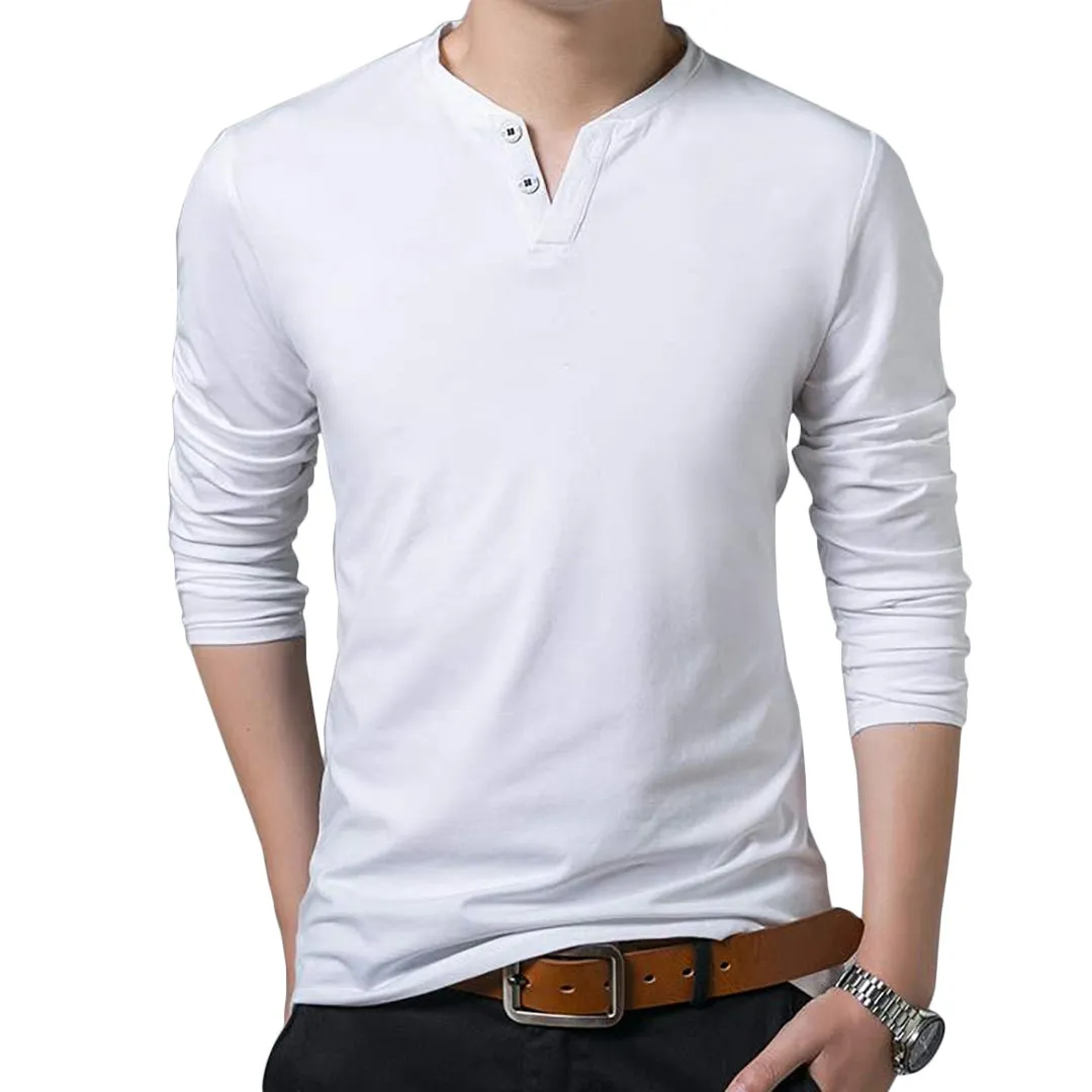 Pologize™ V-Neck Long Sleeve Shirt