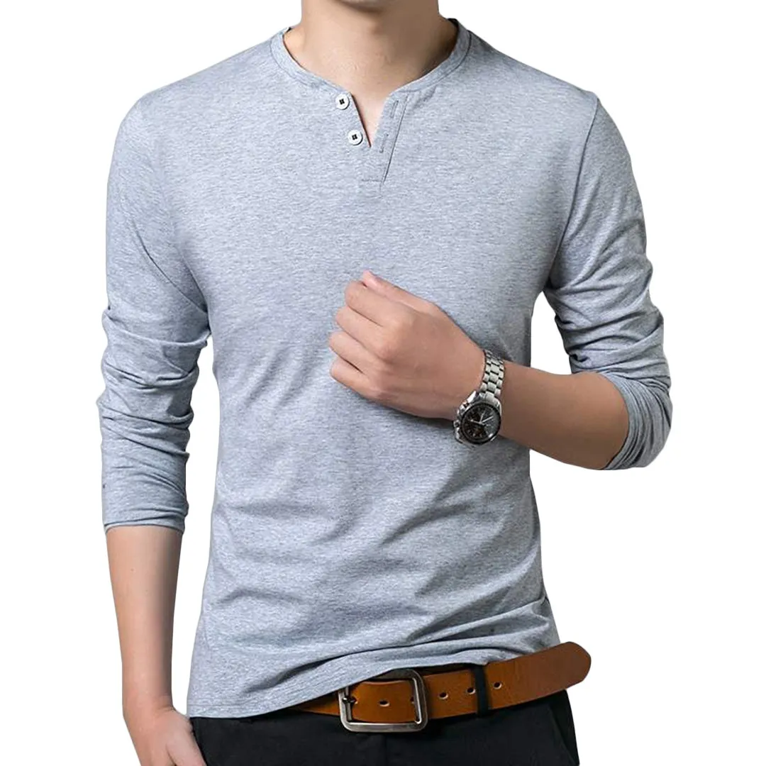Pologize™ V-Neck Long Sleeve Shirt