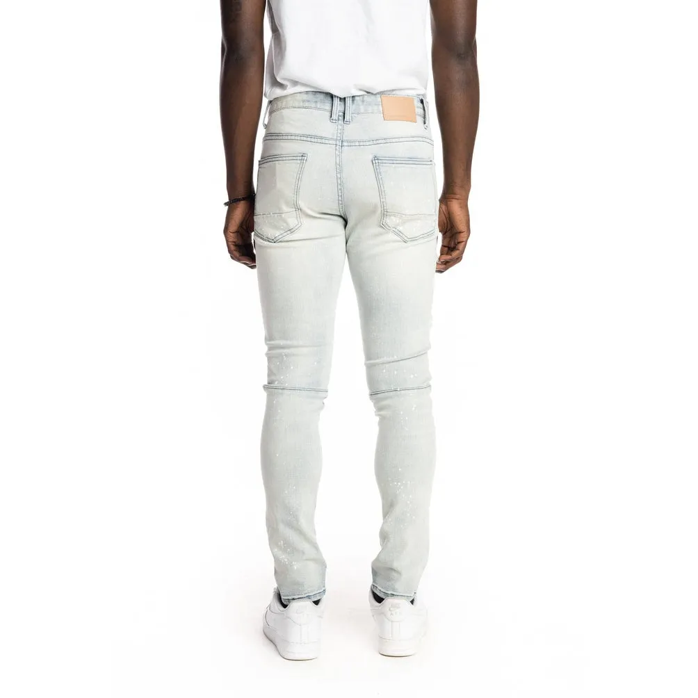 Rip And Repair Fashion Jeans - Hazy Blue
