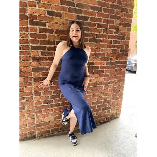 Rosie Halter Midi Dress