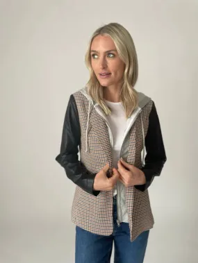 Six/Fifty Greenwich Blazer - Brown and Black