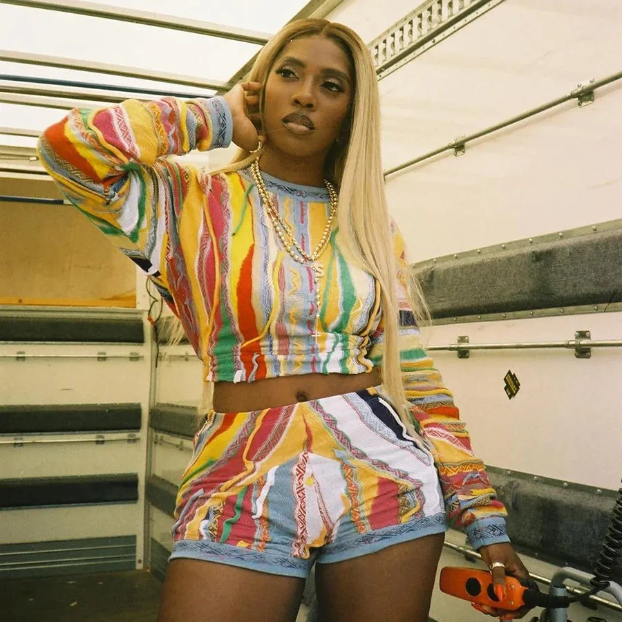 The Canvas Crop Top Shorts Set