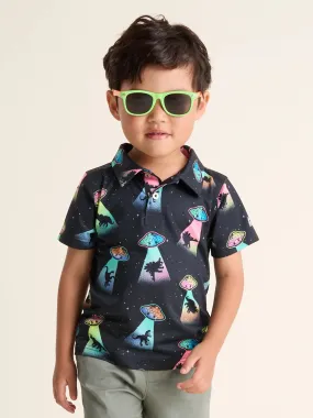 The Lil Beam Me Up (Toddler Performance Polo)