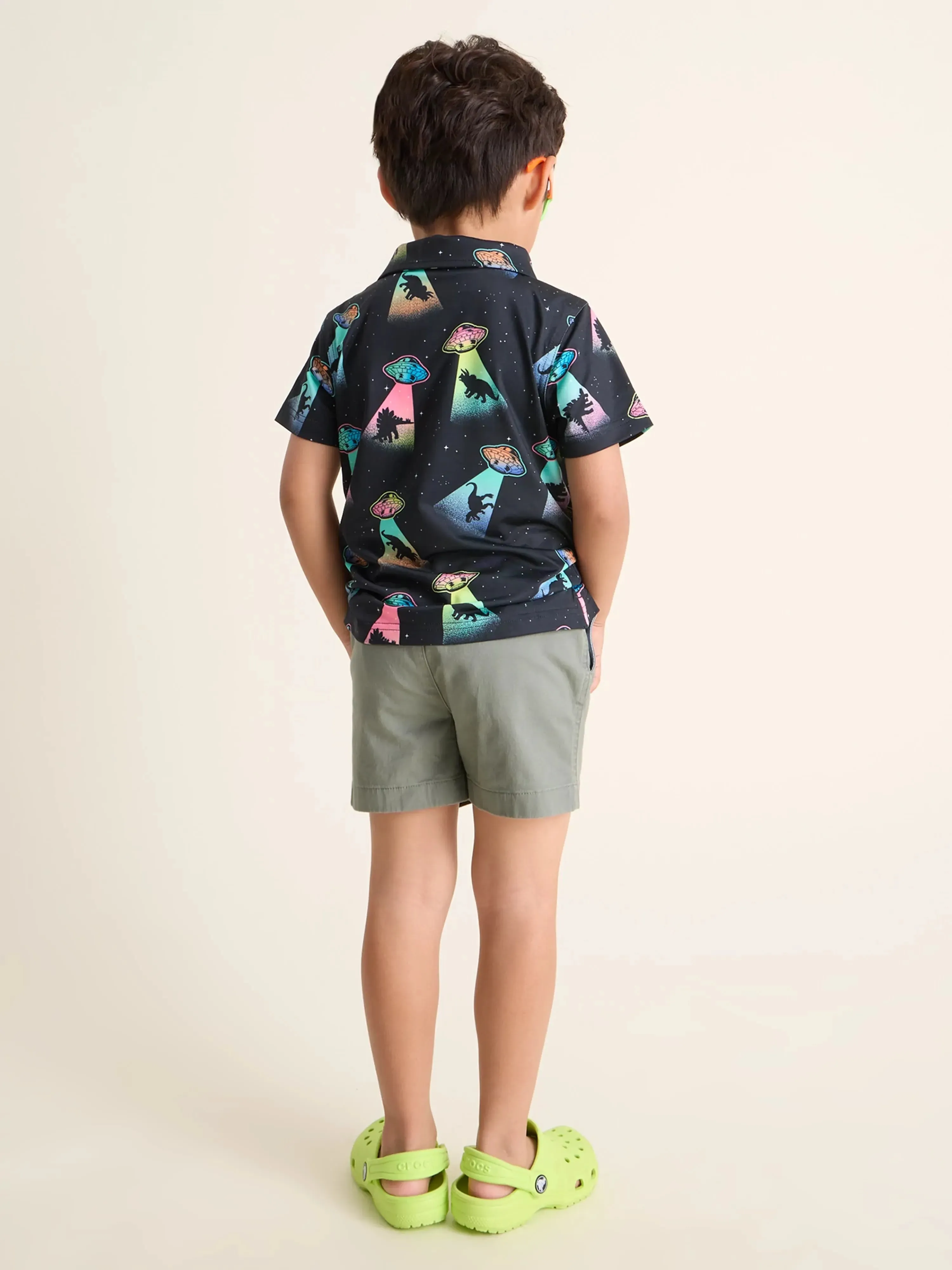 The Lil Beam Me Up (Toddler Performance Polo)
