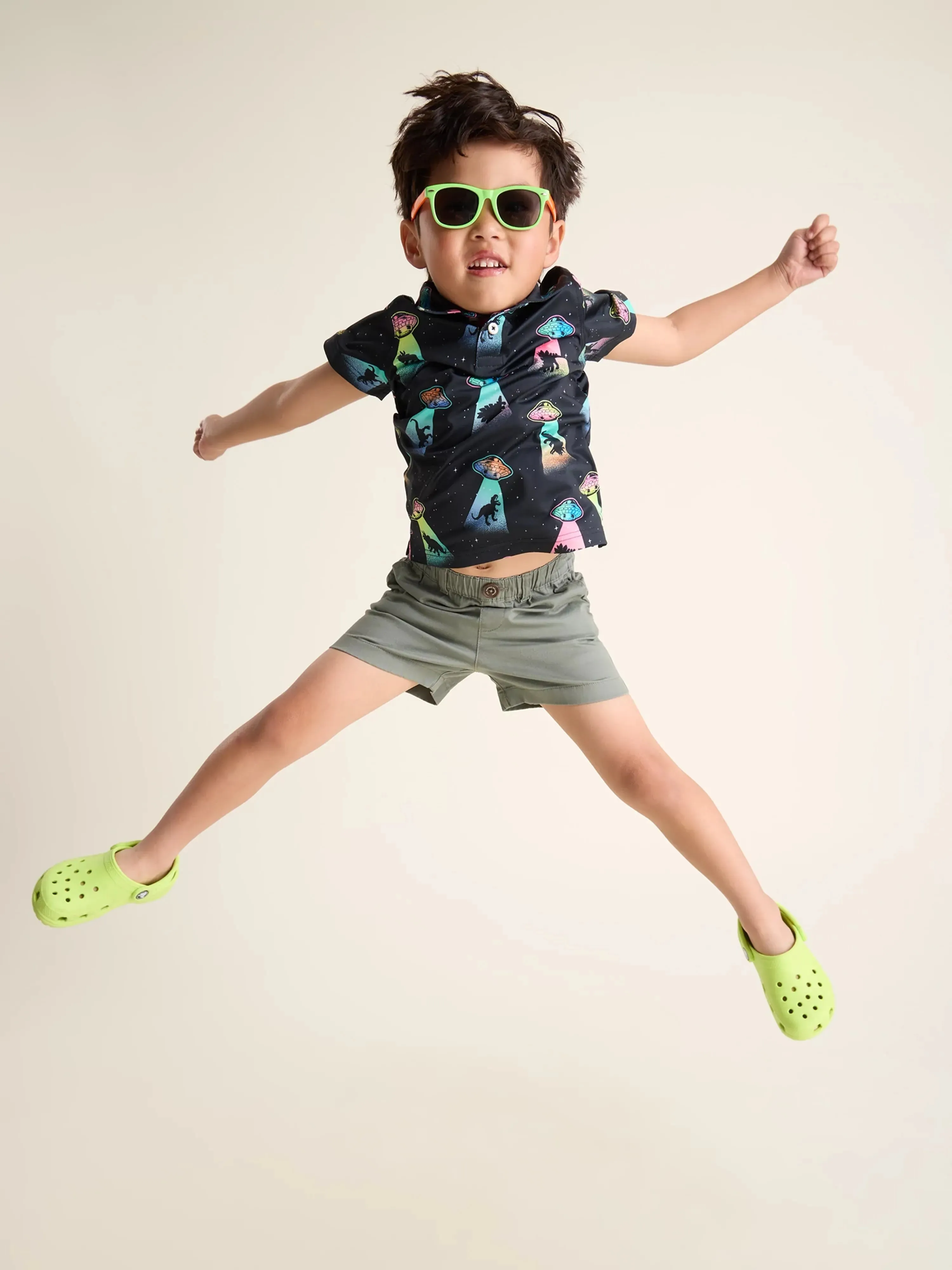 The Lil Beam Me Up (Toddler Performance Polo)
