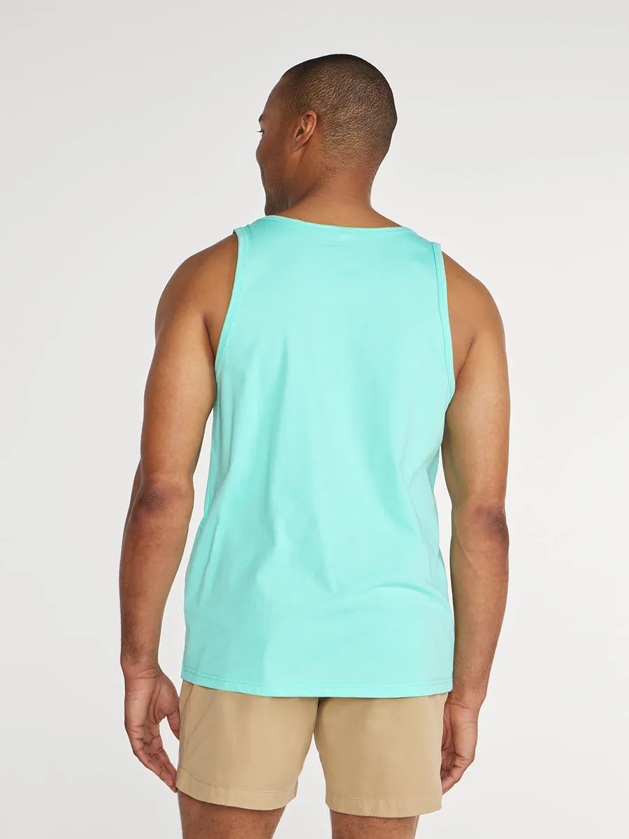 The One With The Pocket (Tank) - Turquoise