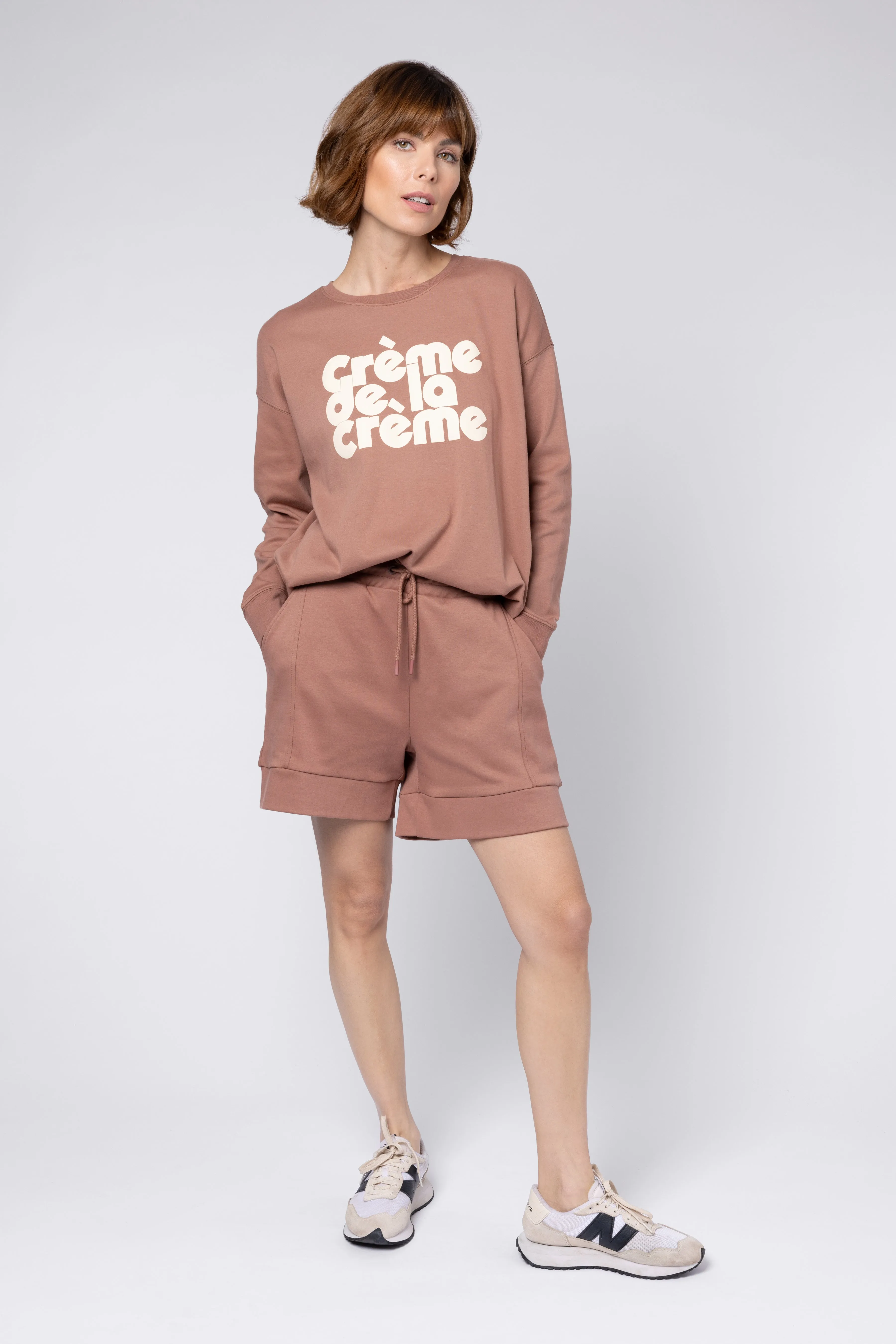 THE PERFECT JERSEY SHORTS (MOCHA)