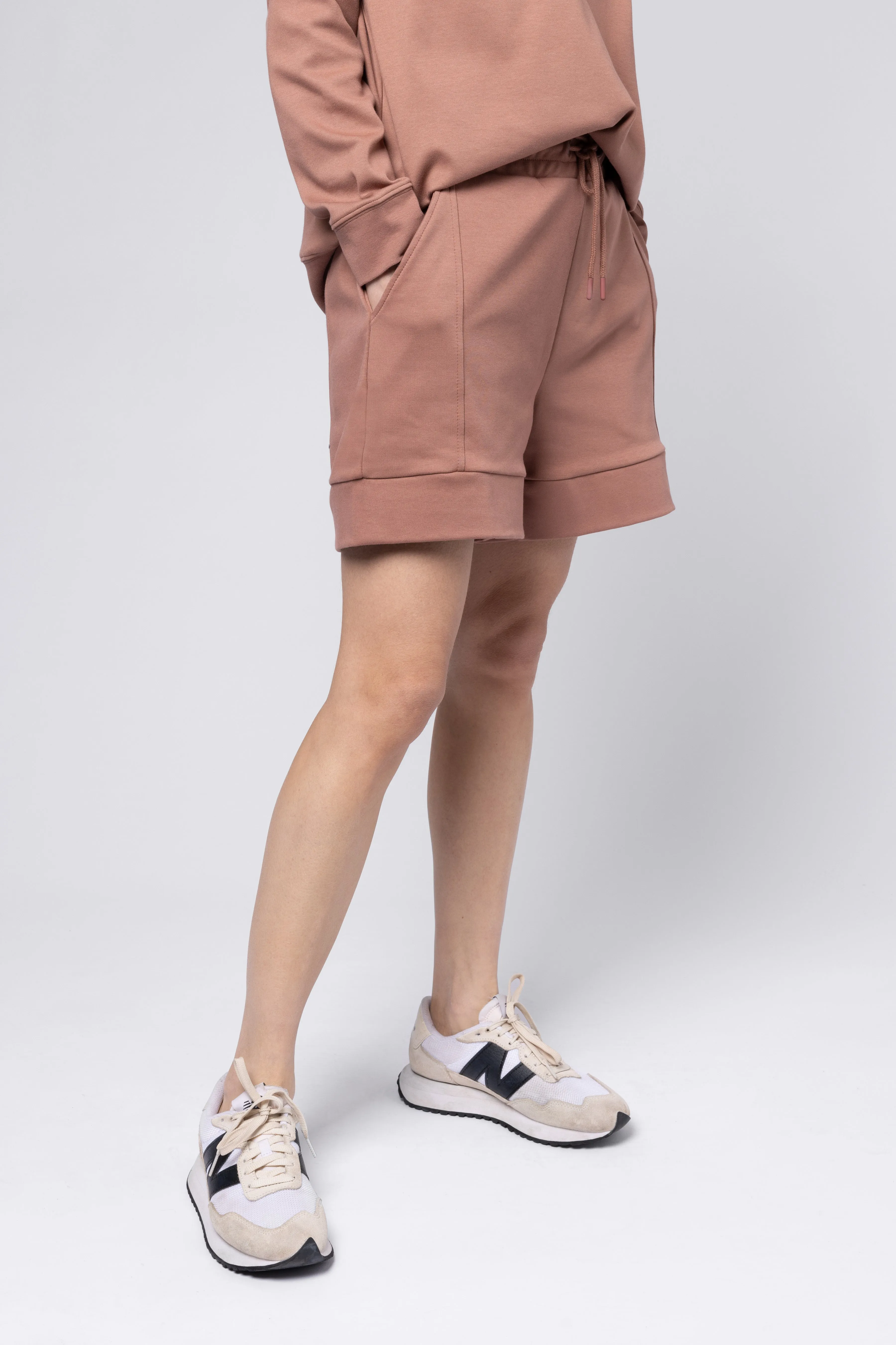 THE PERFECT JERSEY SHORTS (MOCHA)