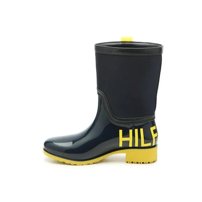 Tommy Hilfiger Blue Desi Logomania Rain Bootsbooties Size Us
